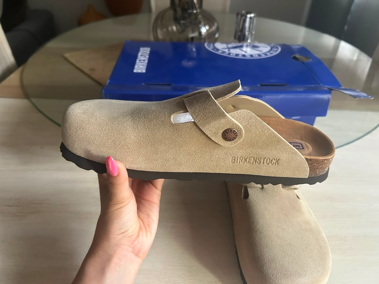 birckenstock boston beige talla 39